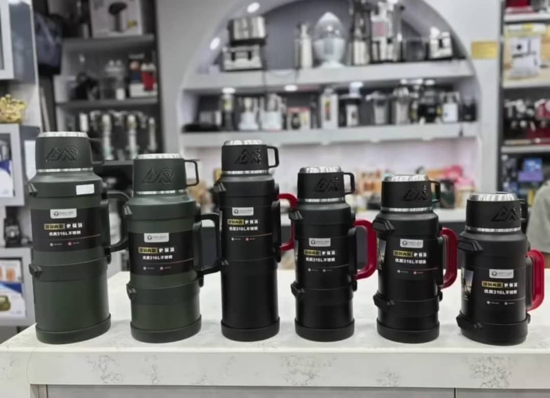 فلاسک کوهنوردی سیف SAFE | استیل ۳۱۶ | ۴۸ ساعت گرم | ۴ حجم ۱.۷، ۲، ۲.۵ و ۳.۲ لیتر